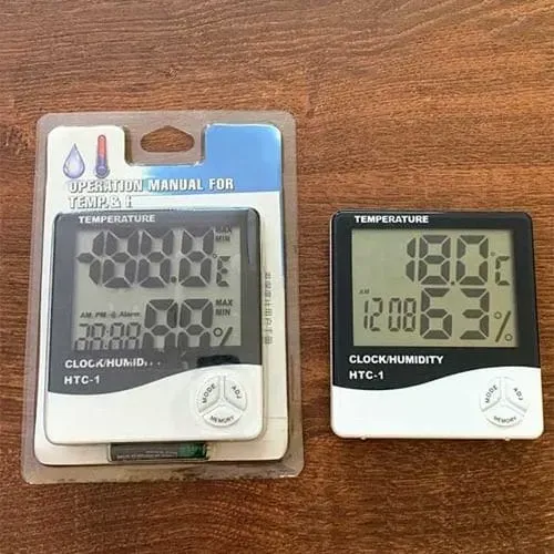 Digital Temperature and Humidity Meter HTC-1