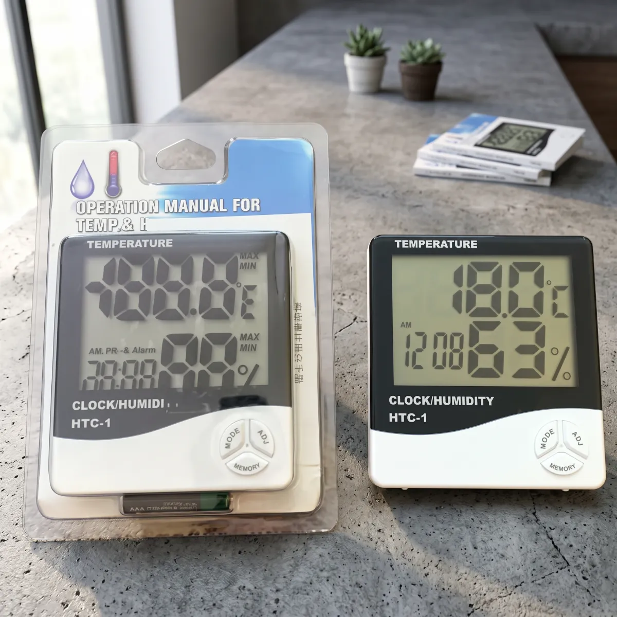 Digital Temperature and Humidity Meter HTC-1