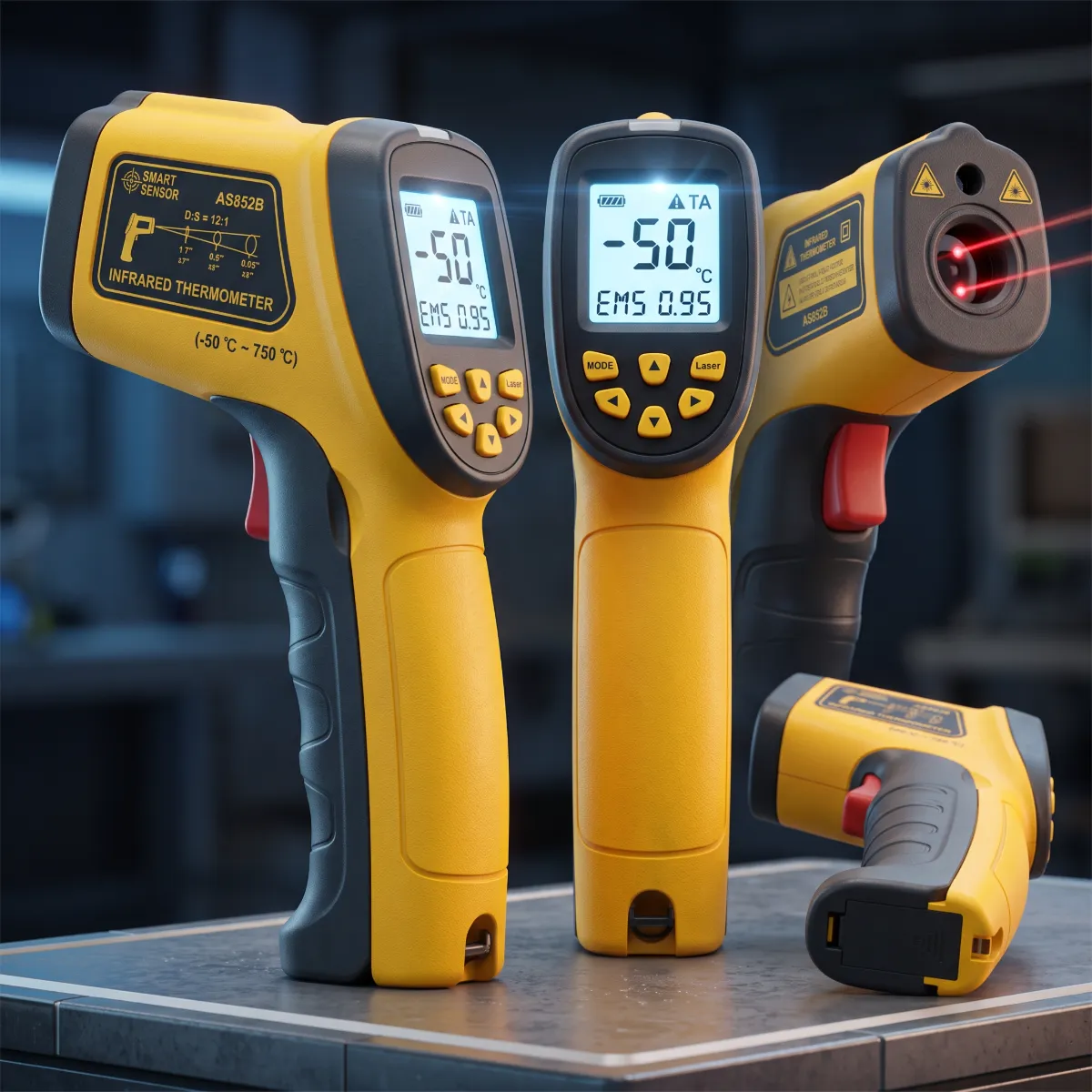 Infrared Thermometer AS852B Smart Sensor thumbnail