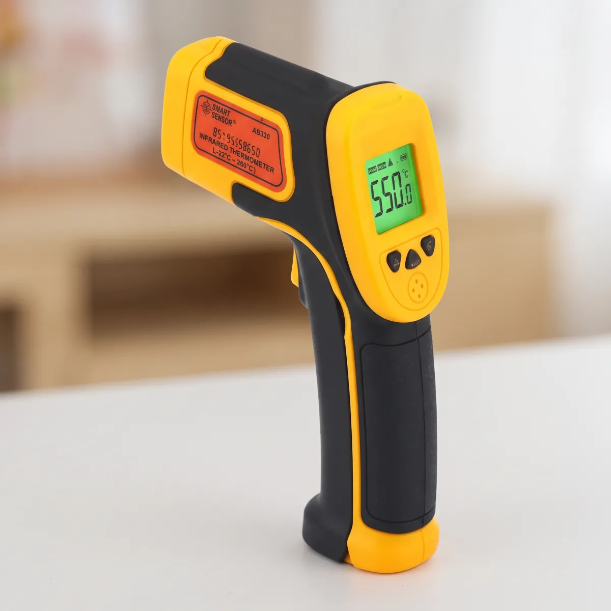Smart Sensor Infrared Thermometer AS530 (-32℃~550℃)