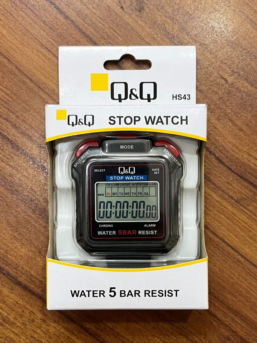 The Q&Q HS43 Digital Stopwatch